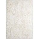Layered Shaggy Luggteppe 250X350 cm Benhvit