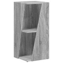 vidaXL Sidehylle Grå Sonoma 33 x 32 x 70,5 cm Konstruert tre
