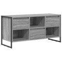  TV skap med skuff Grå Sonoma 100 x 36 x 49,5 cm Konstruert tre