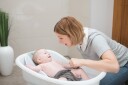 Angelcare Badestol til Baby, Grå - Komfortabel Støtte for Badekar
