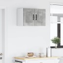  Kjøkkenskap 2 pcs Betonggrå 30 x 31 x 40 cm Konstruert tre