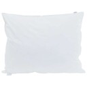 vidaXL Pute med pute Hvit 40 x 60 cm Fjær