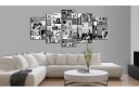Bilde Banksy Graffiti Collage Iv 100x50 Artgeist sp. z o. o.