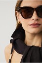 Ellos Collection   Solbrille med kattøye design   Brun