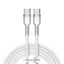 Baseus 100W USB-C kabel 2m Hvit - Cafule Series