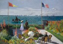 Garden At Sainte Adresse By Claude Monet Plakat / 21x30