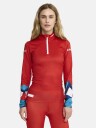 CRAFT NOR ADV Nordic Ski Club Jersey Dame Blaze/Bright Red XL