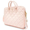 Guess Quilted 4G-veske for 1 bærbar PC - Rosa