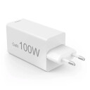 Hama 100W GaN Strømadapter med 2x USB-C og 1x USB-A Hvit