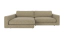 Rowico Home Duncan 3 seters sofa med sjeselong V Grønn Max 55 258 x 150 x 78 cm Grønn