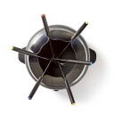Nedis FCFO110EBK6, 2,3 l, Sort, 6 person(er), Rund, Metall, 230 mm