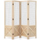 Sammenleggbar romdeler – 4 panels treskjerm 151 x 144 cm