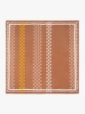 Hést Isadora Silk Scarf Small Brun ONE SIZE