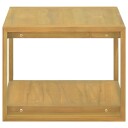 vidaXL Veggmontert baderomsskap 60x45x35 cm heltre teak