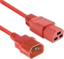 ACT Strømkabel C14 - C21 IEC60320 Rød 2.5 m