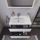 Duravit D-Neo Servantskap m/2 skuffer 784x452 mm Hvit Høyglans Dekor
