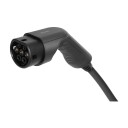 Deltaco E-Charge Type 2 Ladekabel 5m 3-Fas 16A 11kW Svart