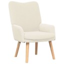  Avslappende stol Krem 63 x 67 x 94 cm stoff
