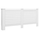 Radiatordeksler 2 stk hvit 172x19x81,5 cm MDF