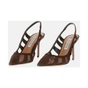 Aquazzura Dame Sko Brun 36 EU,
