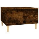 vidaXL Salongbord røkt eik 55x55x36,5 cm konstruert tre