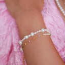 Enamel Pearlie Armbånd 18 kt. Gullbelagt sølv B79G-925S/GP - Dame - 925 sterling silver