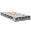  Sengeramme betonggrå 90x200 cm konstruert tre 8721102621734