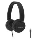 Streetz HC110 Hodetelefoner USB-C Svart