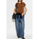 AllSaints Dame Topper Brun M,