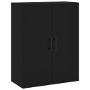  Veggskap svart 69,5x34x90 cm 8720845944223