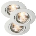 Nordlux Triton downlight 3 stk hvid