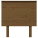 vidaXL Sengegavl honningbrun 79x6x82,5 cm heltre furu