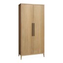 Homefactory Vitrineskap Morris tette dører 148133 B