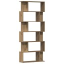 Bokhylle artisan eik 80x24x192 cm konstruert tre