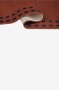KM Home   Gummiert teppe Brick   Orange