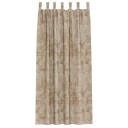  Gardin med gardiner 2 pcs champagne 260 x 140 cm Fløyel