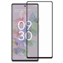 Full Dekning Google Pixel 6a Beskyttelsesglass Svart