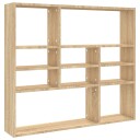 vidaXL Vegghylle sonoma eik 90x16x78 cm sponplate