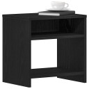  Nattbord 2 stk svart eik 40x30x40 cm sponplate