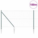 Gjerde med innlegg. grønn 1.2 x 100 m PVC-belagt stål