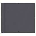 vidaXL Balkongskjerm antrasitt 90x500 cm oxfordstoff
