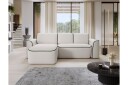 Ume 4 seters Sofa med Sjeselong   Hvit