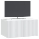  Vegghengt TV skap Hvit 59,5 x 41 x 30 cm Konstruert tre