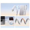 Baseus Dynamic 4 Pro USB C 100W magnetkabel 1m hvit P10385200211 00