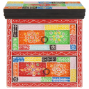  Natbord i Farger 40 x 30 x 40 cm i Solid Mango Tre