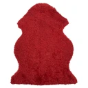Skinnwille Curly fåreskinn 60x95 cm Red