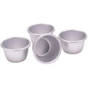 Kitchencraft Aluminiumsformer 4 pack Anodiserte 7.5 cm