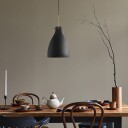 Hadeland Glassverk Forma Frøya Pendellampe Sort Matt