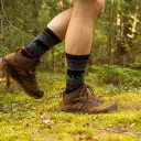 Darn Tough Men's VanGrizzle Boot Midweight Hiking Sock Cushion L , Charcoal