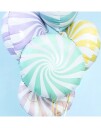 Mintgrønn Candy Mønstret Folieballong 45 cm